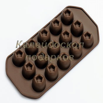 Силиконовая форма "Мини"для конфет и шоколада "Бутоны" Josko. Германия Жар-птица