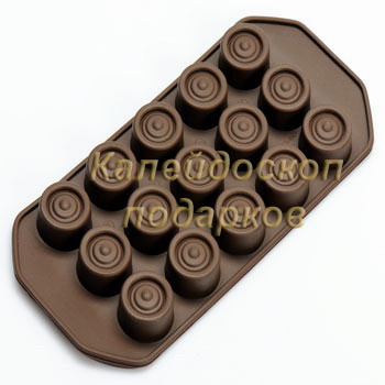 Силиконовая форма "Мини"для конфет и шоколада "Завитки" Josko. Германия Жар-птица