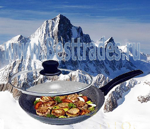 купить Stoneline wx7517 Посуда с каменным покрытием Сковорода с крышкой диаметр-24см.