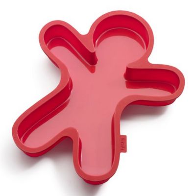 Силиконовая форма "Человечек"   серия "Классика"  цвет -  красный  Объём- 1500мл., длина 36 см., ширина 30 см.  Производитель LEKUE.Испания.Цена-1216.00руб.
